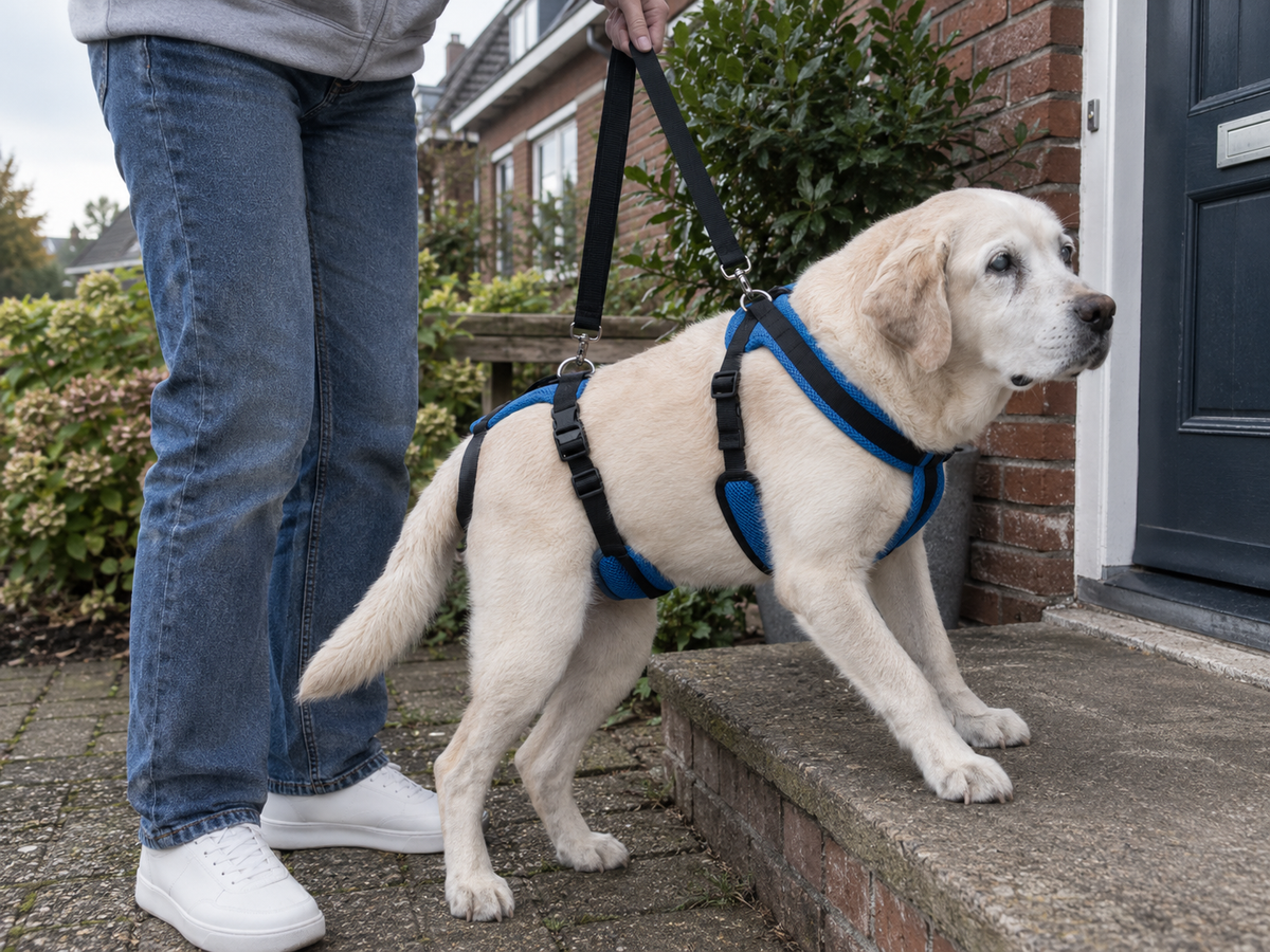 Lupo tiltuig voor honden met zwakke achterpoten